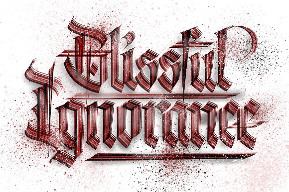 Blackletter Dry Brushes - Procreate in Photoshop Brushes - product preview 5