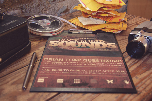 Rock Solid Sounds Flyer Template