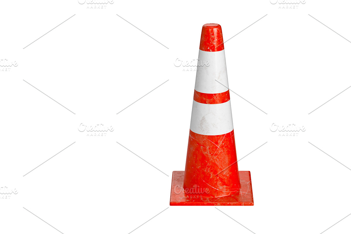Traffic cone barrier in Objects - product preview 8