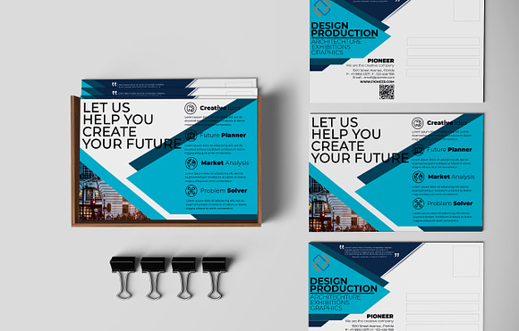 Corporate Promotion PostCard in Postcard Templates - product preview 3