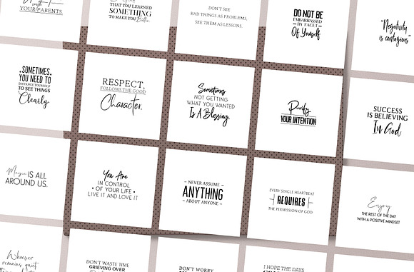2193 Mega Bundle Instagram Quotes in Instagram Templates - product preview 24