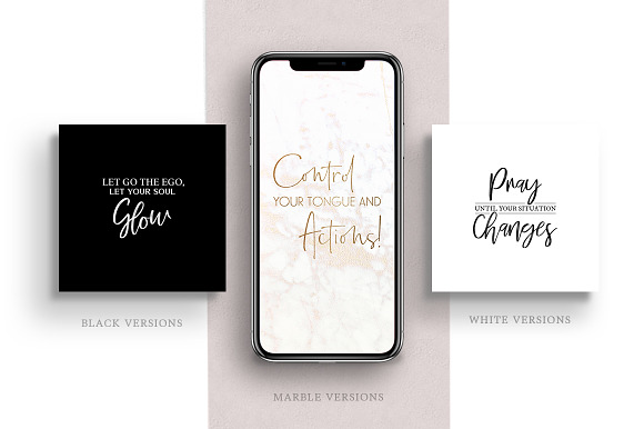 2193 Mega Bundle Instagram Quotes in Instagram Templates - product preview 25