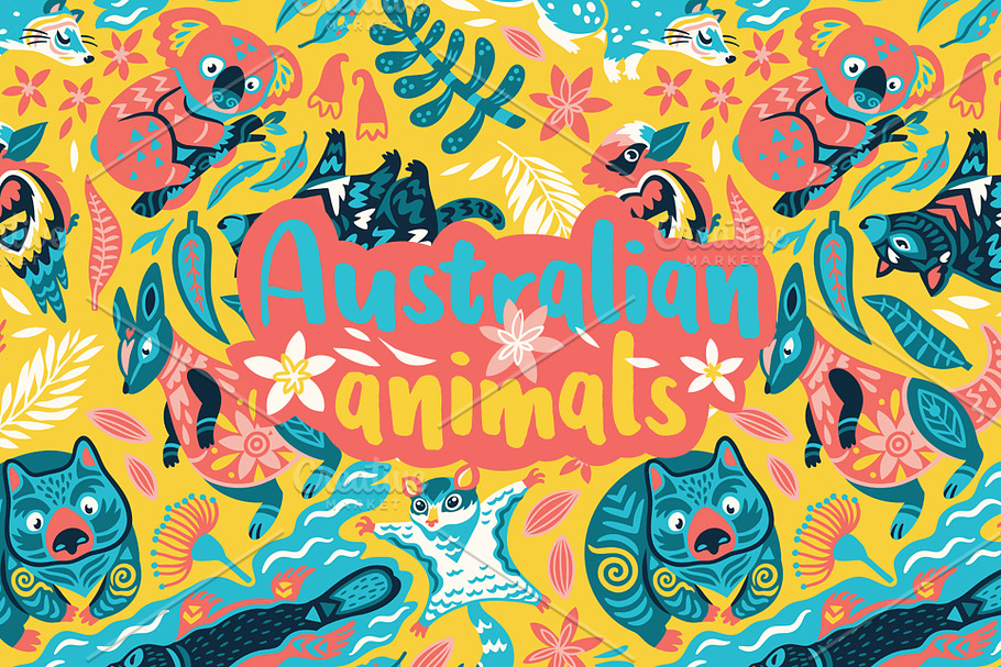 Australian animals in Patterns - product preview 8