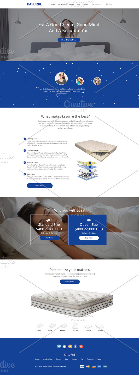 Multipurpose Landingpage PSD in Landing Page Templates - product preview 3