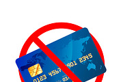 Credit cards are not allowed
