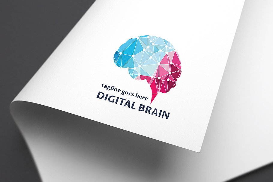 Digital Brain Pro Logo in Logo Templates - product preview 8