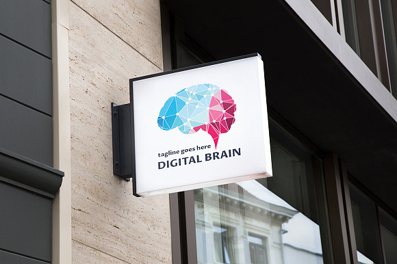 Digital Brain Pro Logo in Logo Templates - product preview 2