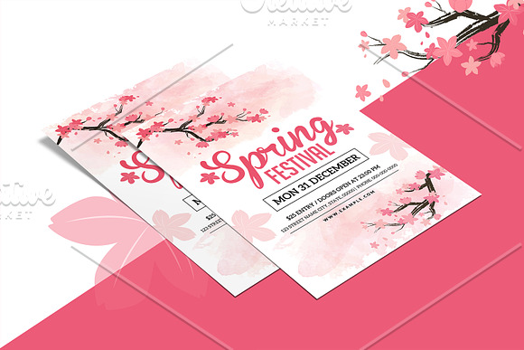Spring Festival Flyer - V970 in Flyer Templates - product preview 2