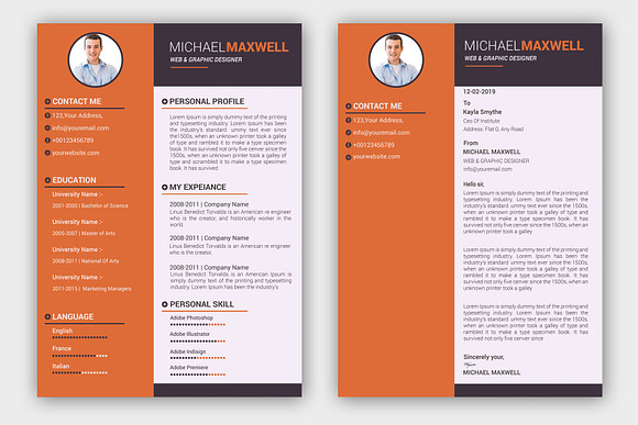Resume - CV Design Templates in Resume Templates - product preview 2
