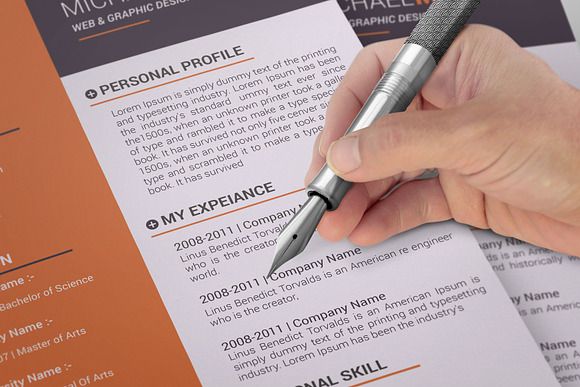 Resume - CV Design Templates in Resume Templates - product preview 6