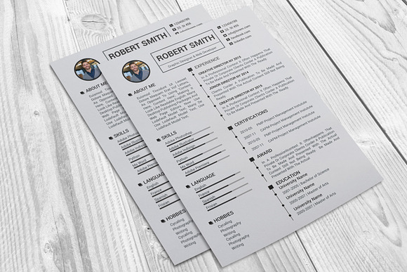 Clean Resume/CV in Resume Templates - product preview 13
