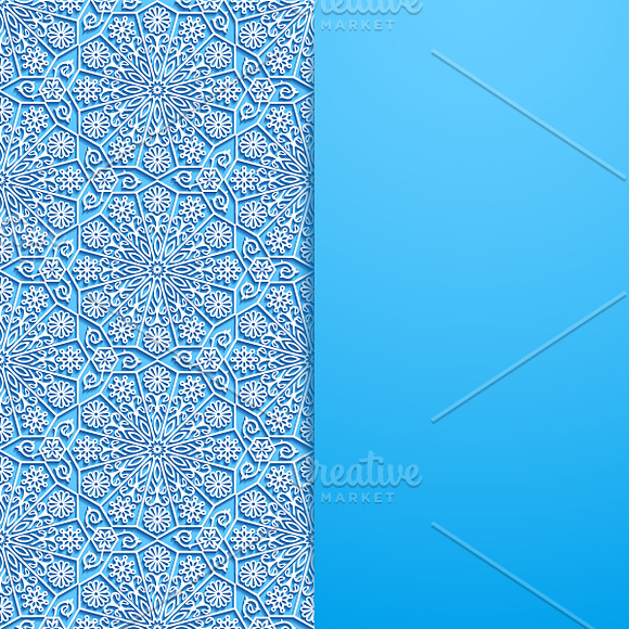 2 Traditional Floral Backgrounds in Illustrations - product preview 1