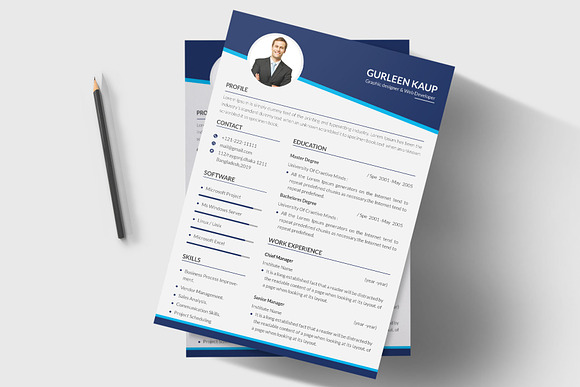 Clean Resume/CV in Resume Templates - product preview 2