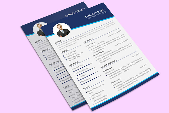 Clean Resume/CV in Resume Templates - product preview 6