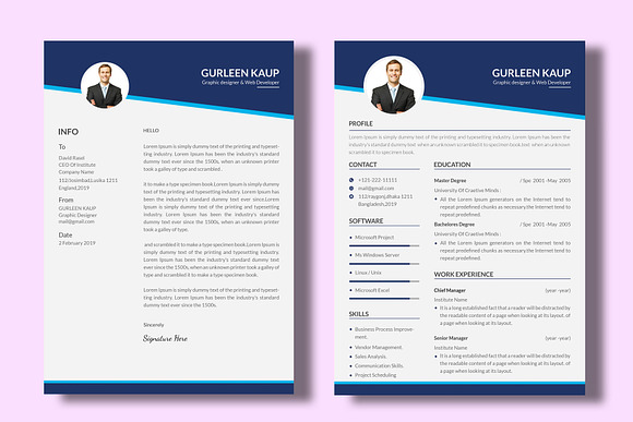 Clean Resume/CV in Resume Templates - product preview 10
