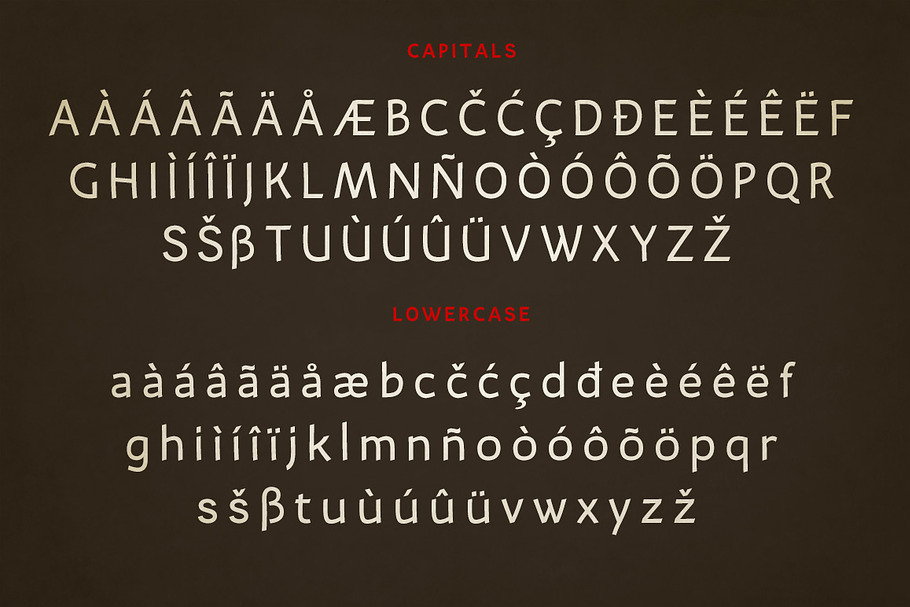 Acadia typeface in Sans-Serif Fonts - product preview 8