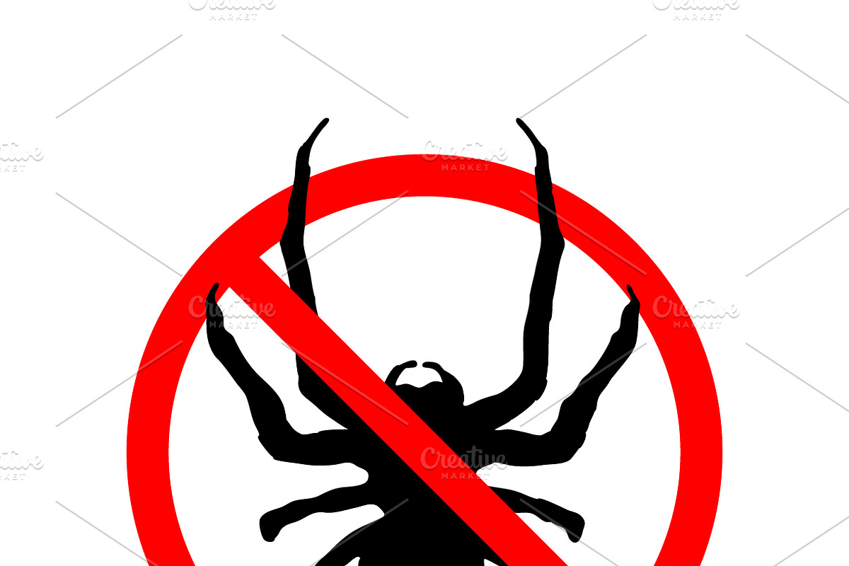 No Insects, red forbidden sign in Icons - product preview 8