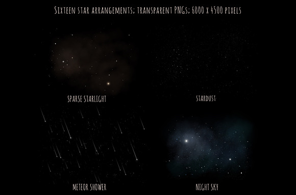 Starlight night sky overlays in Objects - product preview 4