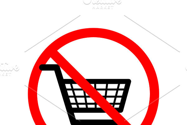 Shopping carts are not allowed
