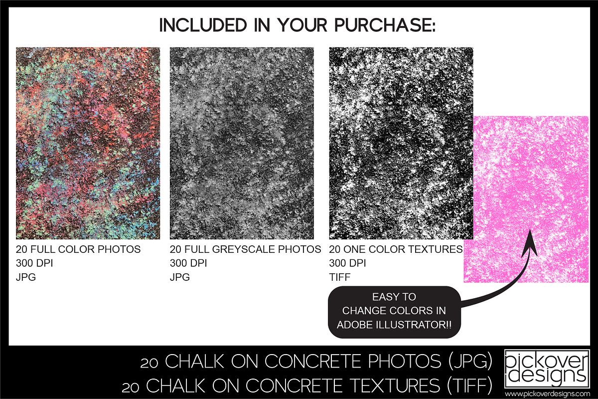 60 CHALK ON CONCRETE PHOTOS in Textures - product preview 8