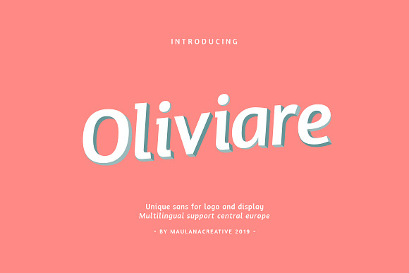 Oliviare Typeface in Sans-Serif Fonts - product preview 5