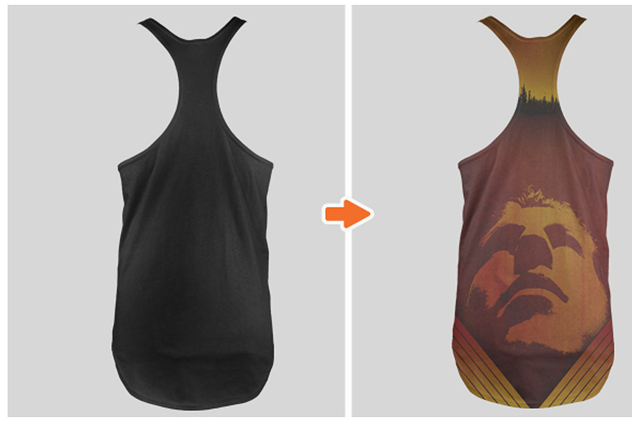 Men's Non-Ribbed Tank Top Mockups in Product Mockups - product preview 8