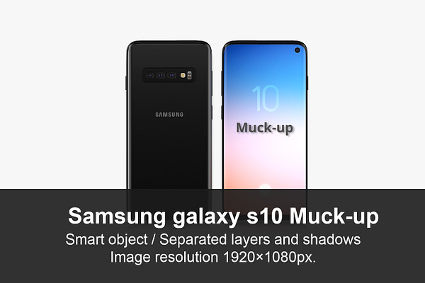 Samsung galaxy s10 Muck-up