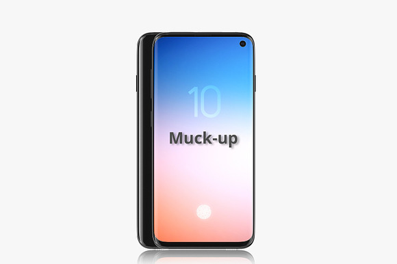 Samsung galaxy s10 Muck-up in Mobile & Web Mockups - product preview 3