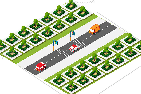 City isometric map creator in Illustrations - product preview 2