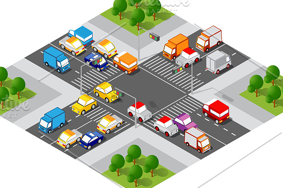 City isometric map creator in Illustrations - product preview 7