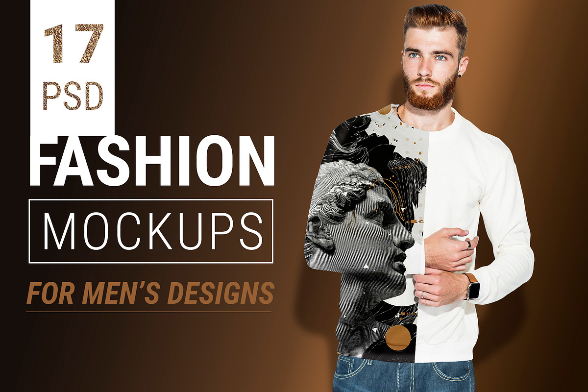 Men's Fashion Mockup Set in Product Mockups - product preview 8