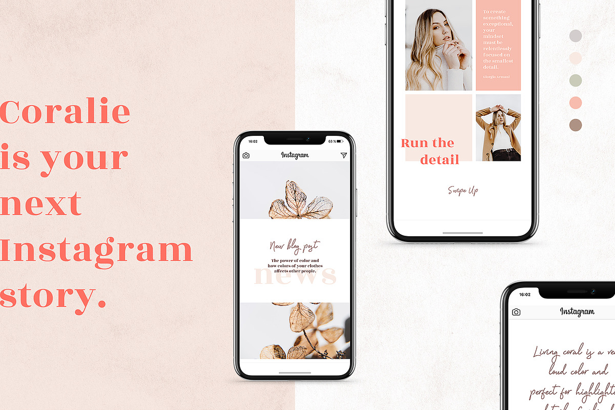 ANIMATED Instagram Stories – Coralie in Instagram Templates - product preview 8