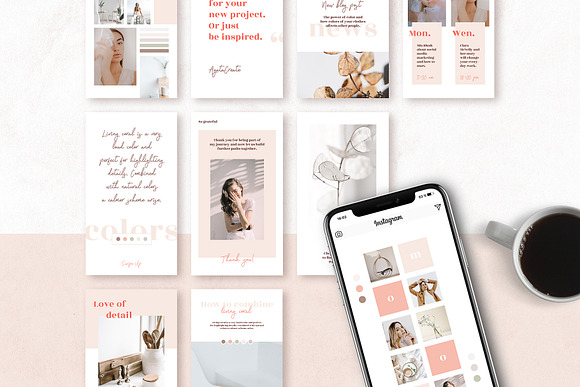 ANIMATED Instagram Stories – Coralie in Instagram Templates - product preview 2