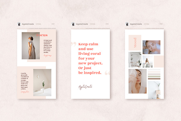 ANIMATED Instagram Stories – Coralie in Instagram Templates - product preview 4
