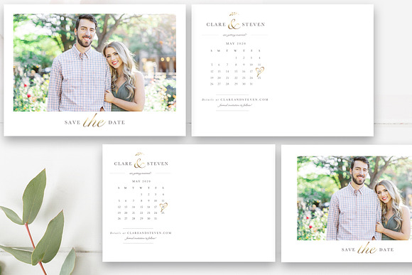 Calendar Save the Date Template in Wedding Templates - product preview 1