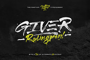 Giver Font + Extras