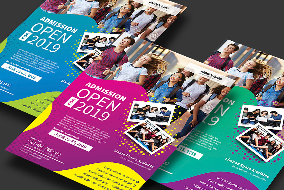 Admission Open in Flyer Templates - product preview 8