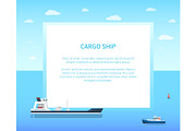 Spacious Empty Cargo Ship on Calm