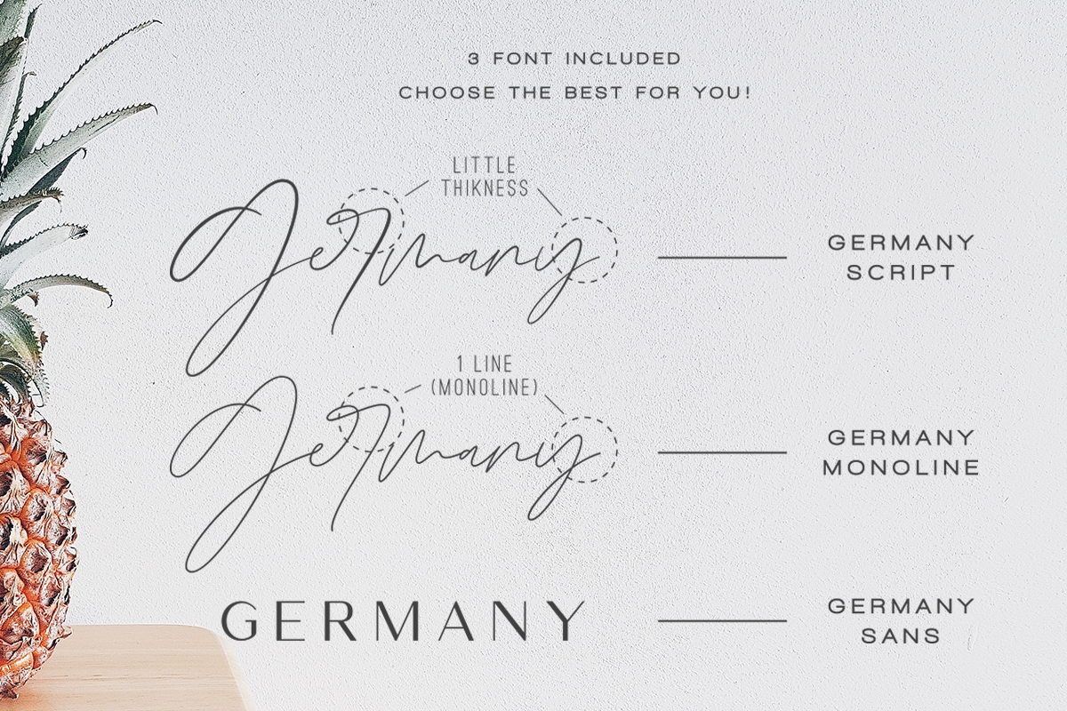 Germany - Luxury Font Duo