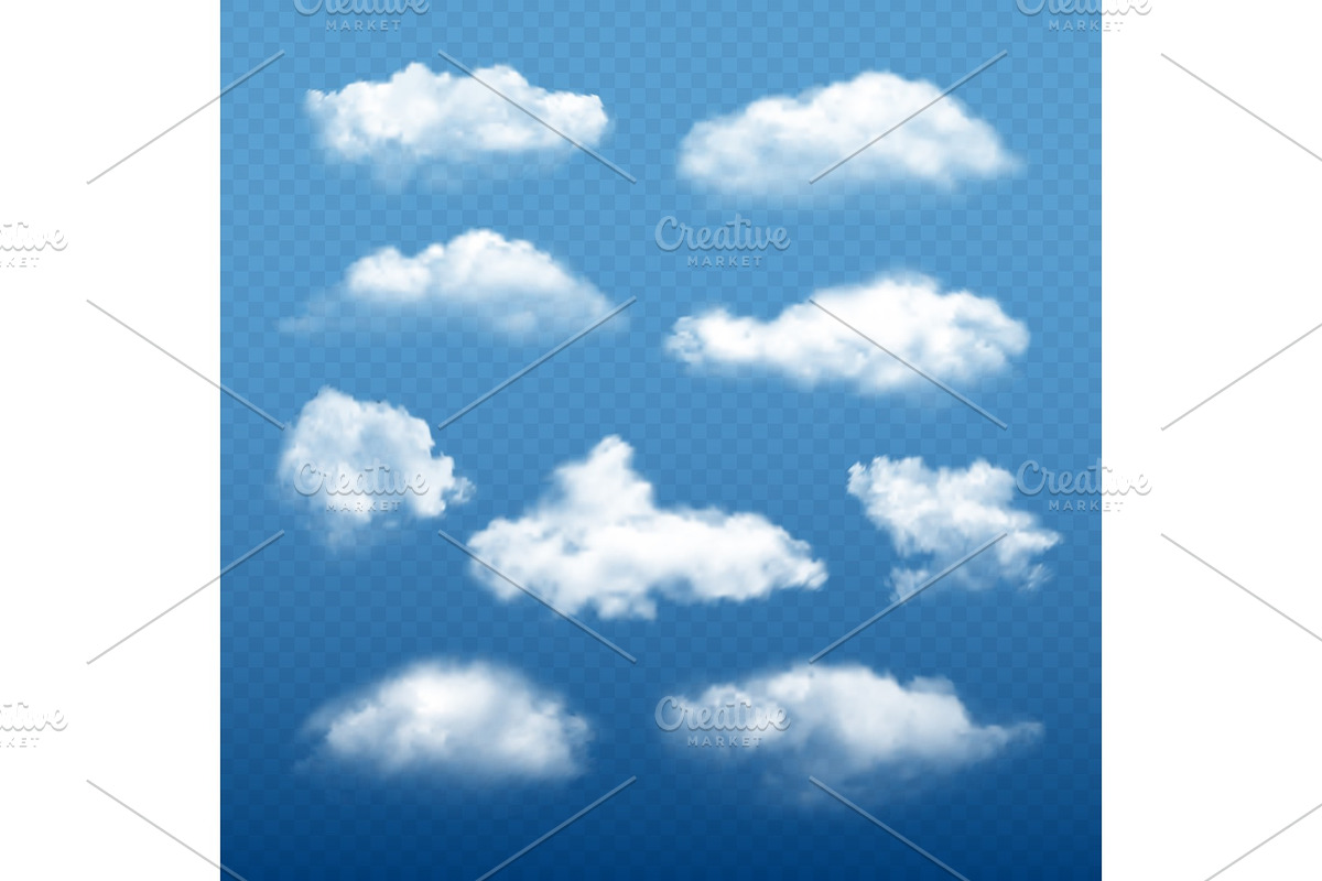 Cloudy sky realistic. Beautiful in Graphics - product preview 8