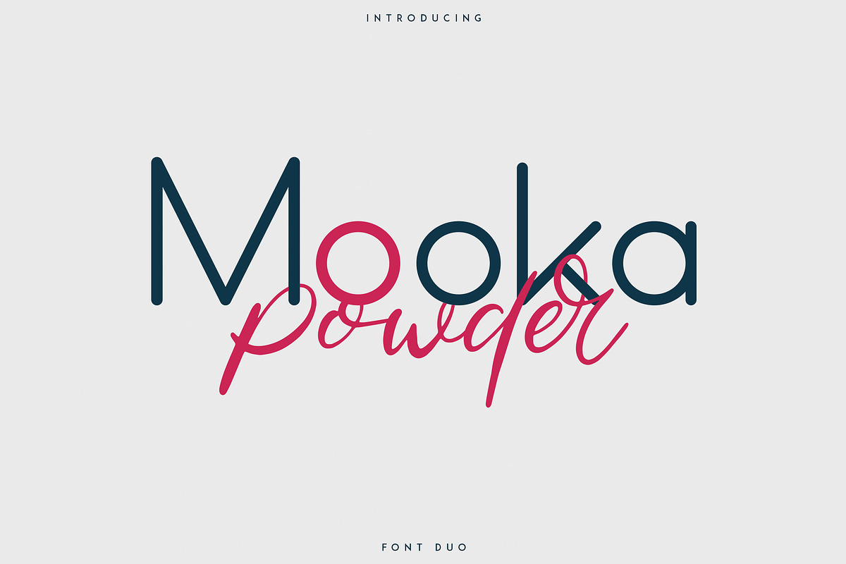 Mooka Powder - font duo in Script Fonts - product preview 8