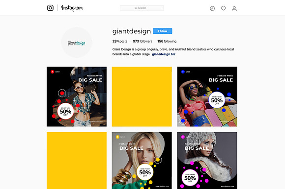 Fashion Instagram Post in Instagram Templates - product preview 1