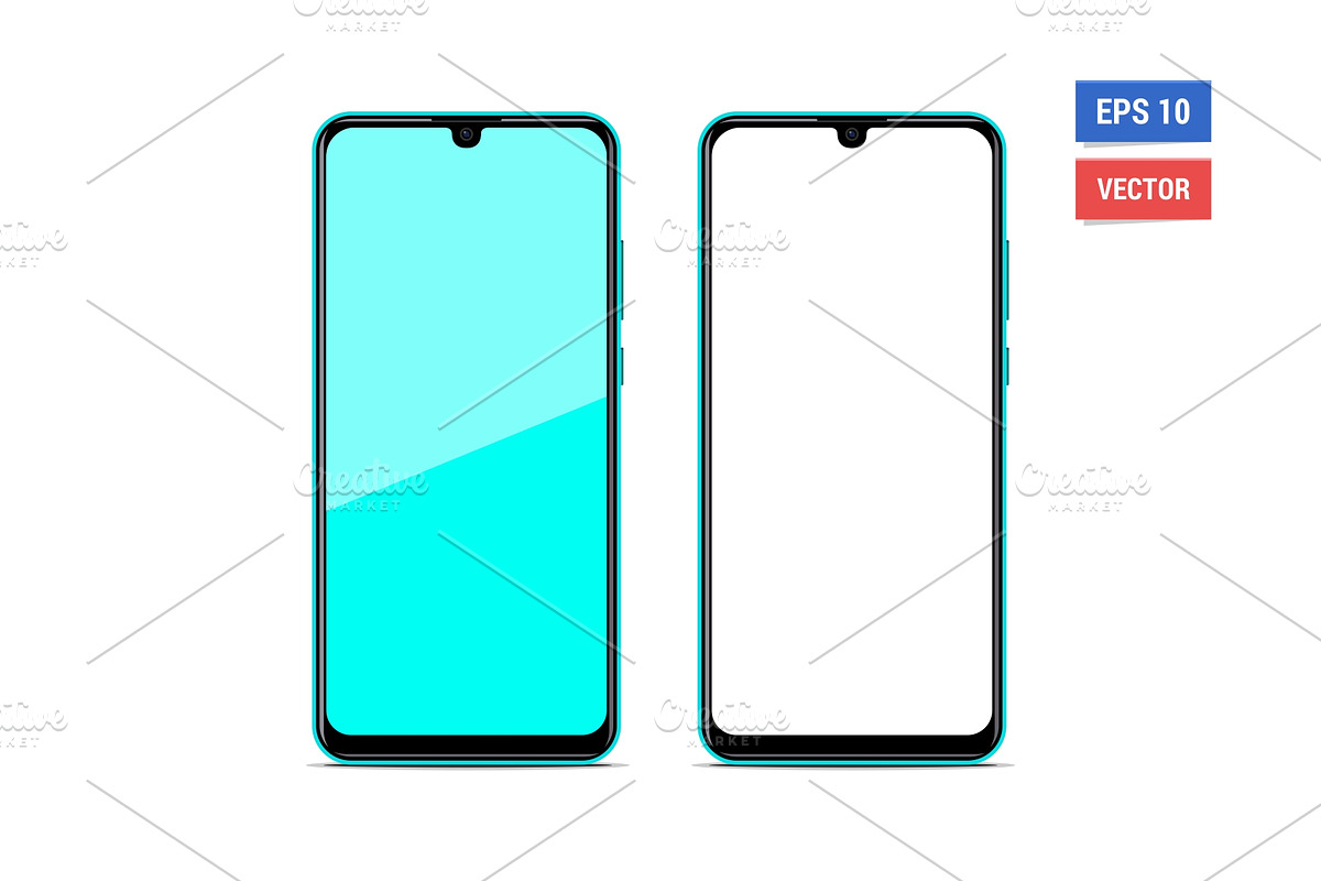 Mock-up Huawei P Smart 2019 in Mobile & Web Mockups - product preview 8