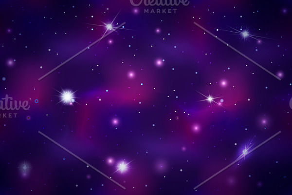 Colorful deep space background