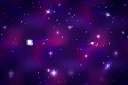 Colorful deep space background