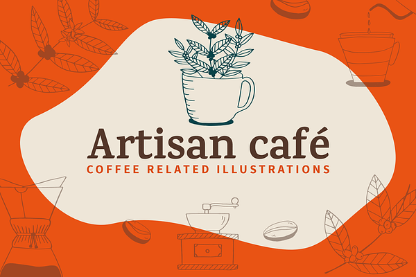 Artisan Cafe illustrations