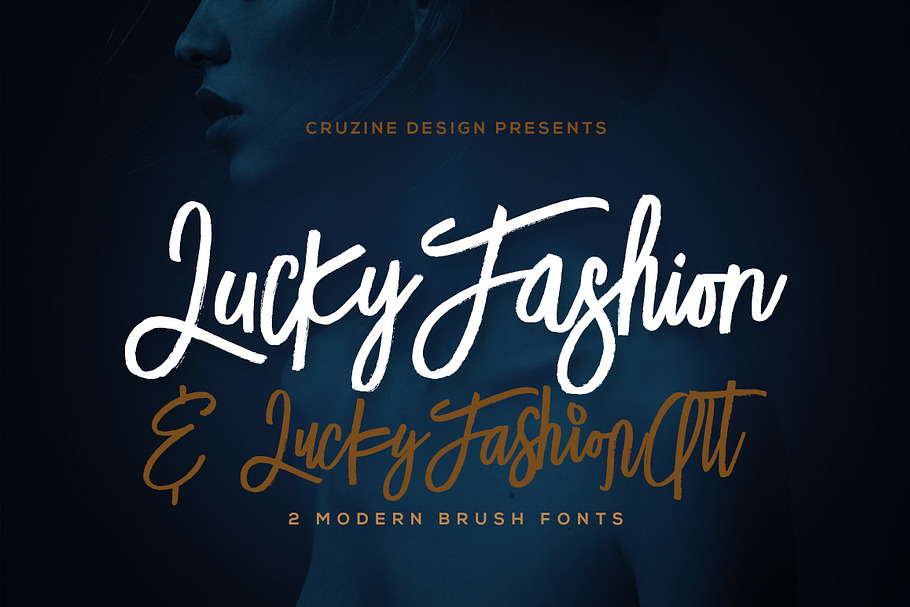 Lucky Fashion Brush Font in Script Fonts - product preview 8