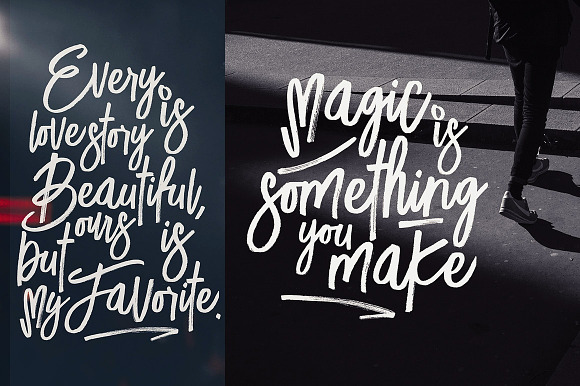 Lucky Fashion Brush Font in Script Fonts - product preview 2