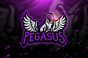 Pegasus - Mascot & Esport Logo