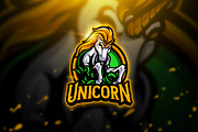 Unicorn - Mascot & Esport Logo